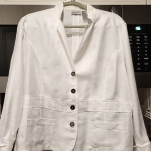 Chico's white lightweight jacket